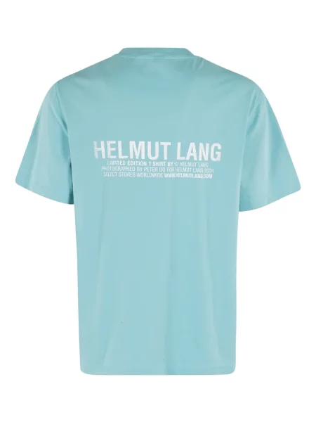 Tricou Helmut Lang cu imagine albastru