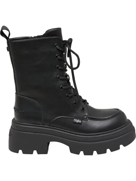 BUFFALO Ghete cu șireturi Zaven' negru