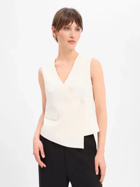 More & More kamizelka garniturowa Kobiety 34 biały