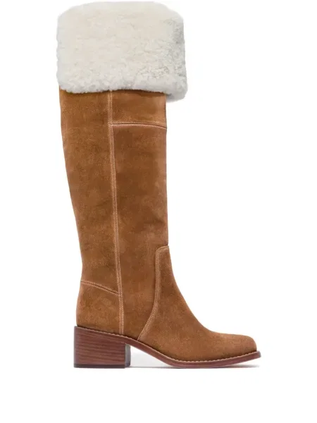 Botine Bernardo din piele de căprioară maro