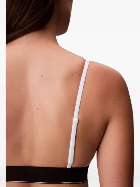 Bralette Calvin Klein Underwear s autogramom bijela