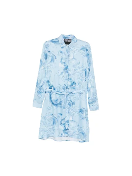 Sukienka jeansowa Versace Jeans Couture niebieska