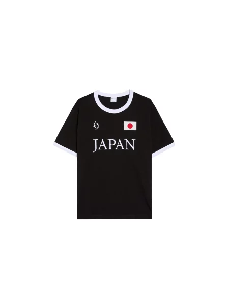 Bershka Tricou MUNDIAL negru alb