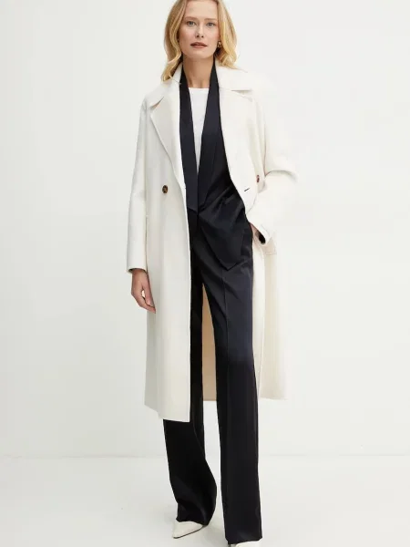 Однотонный пиджак Boss однобортный синий