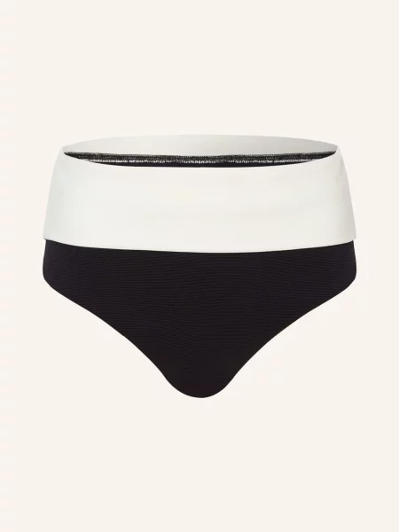 Jets Australia Dół Od Bikini Z Wysokim Stanem Isla Rib schwarz czarny