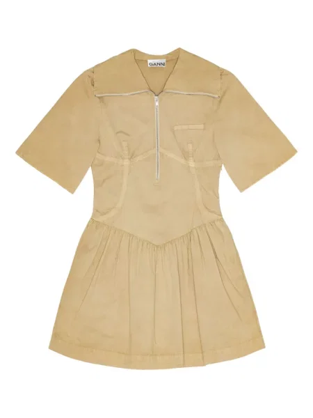 Mała sukienka mini Ganni garniturowa ze stretchu