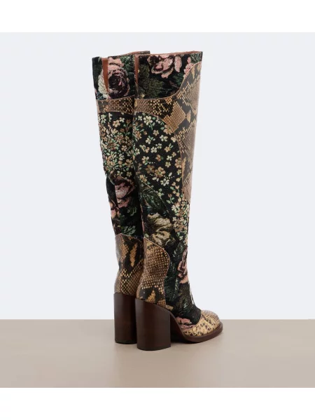 Cizme Dries Van Noten din piele