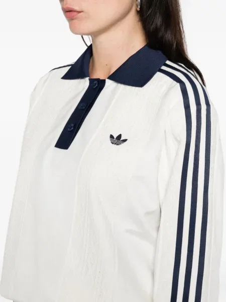 Hanorac Adidas din velur alb