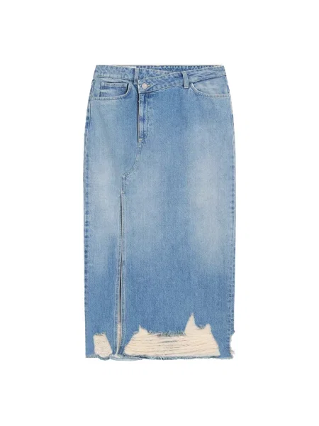 Spódnica jeansowa Dondup niebieska