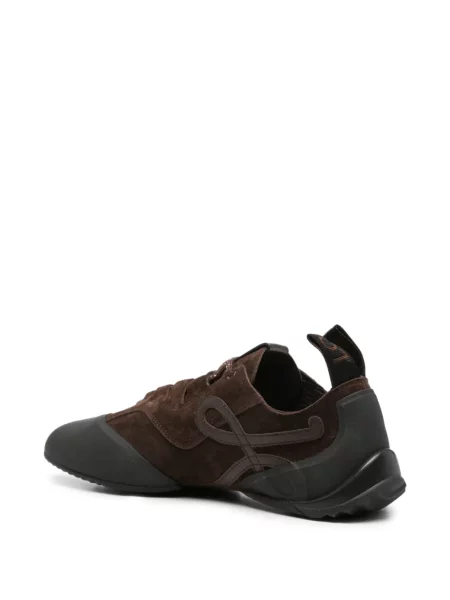 Sneakerși Loewe din piele de căprioară maro