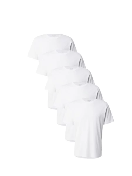 JACK & JONES Tricou Essentials' alb