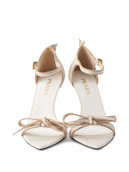 Sandale Prada cu funde din piele