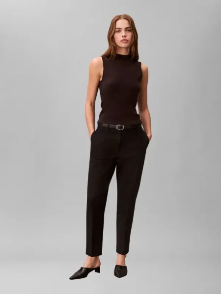 Calvin Klein Chino nadrág | Straight fit fekete