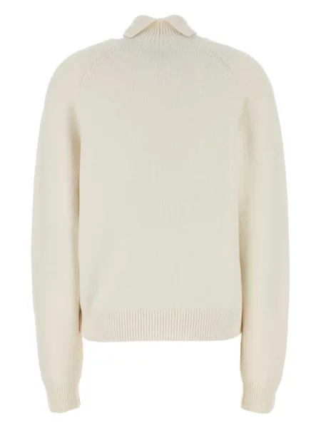 Pulover Fendi cu broderie alb