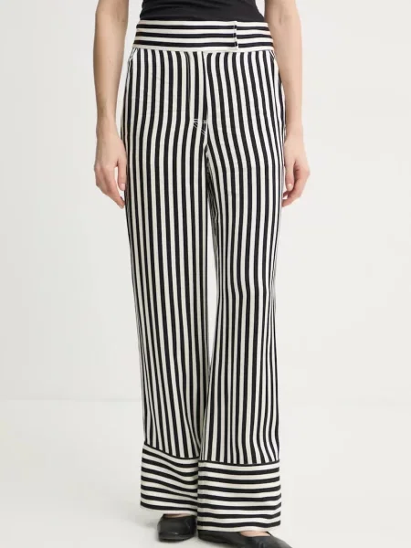 Day Birger et Mikkelsen pantaloni Gabin femei drept high waist negru