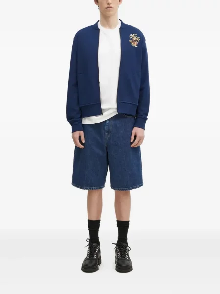 Pulover Polo Ralph Lauren cu mâneci lungi lung albastru