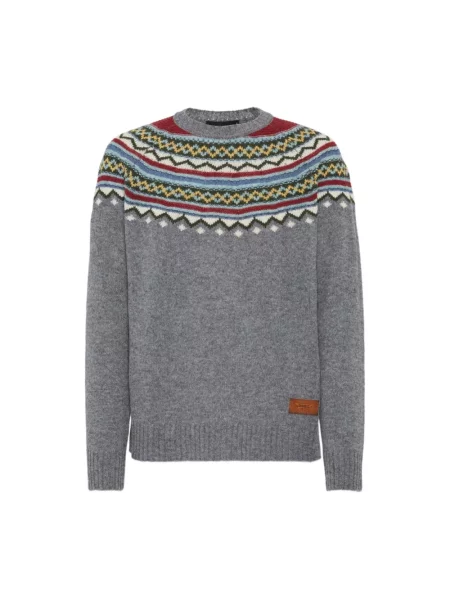 Sweter grau szary