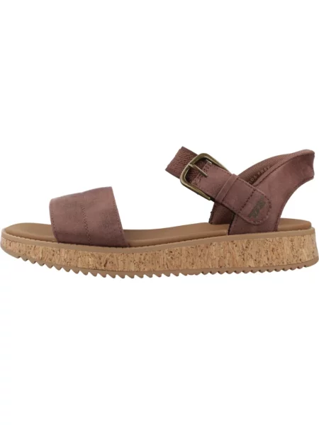 Sandały Skechers brązowe