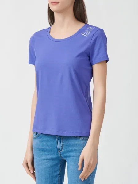 Футболка Ea7 Emporio Armani фіолетова