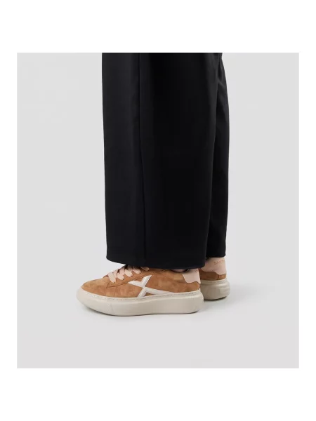 Sneakersy Alexander Smith skórzane brązowe
