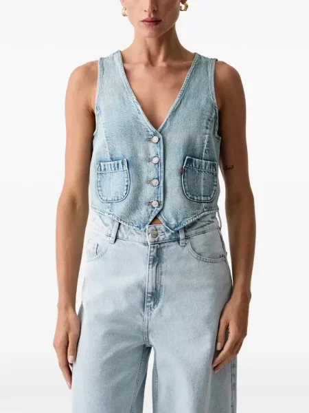 Vestă Levi's® cu decolteu în V gri