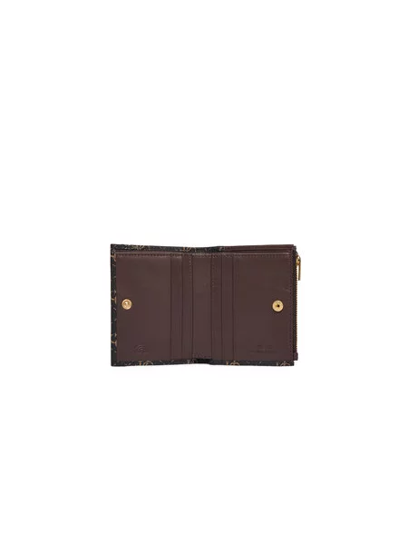 Guess denarnica usnjena MILANO rjava