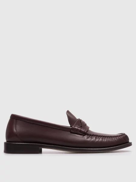 Шкіряні лофери Brunello Cucinelli бордові