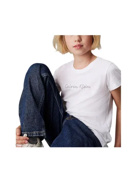 Tričko Calvin Klein Jeans biela