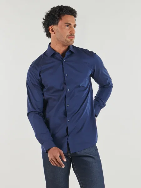 Košeľa Jack & Jones modrá