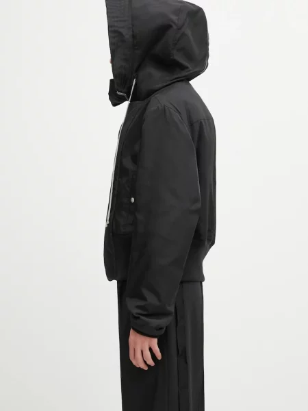 Μπουφάν Rick Owens DRKSHDW Cropped Alice Parka μαύρο