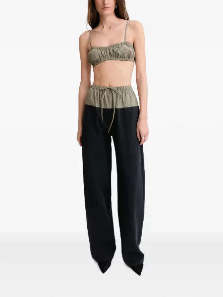 Pantaloni Matthew Bruch cu cordon negru