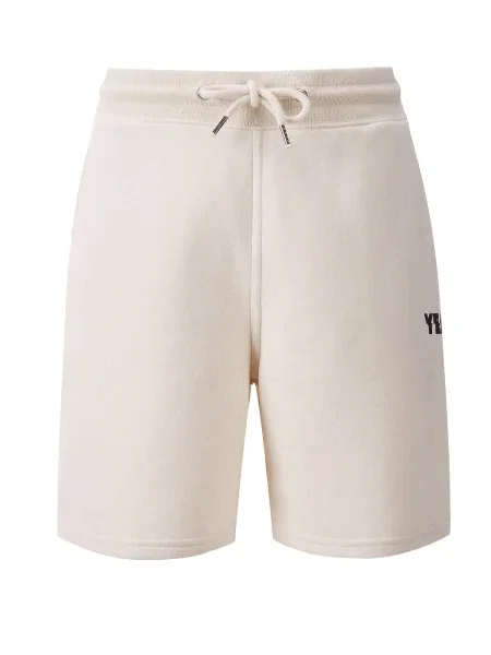 YEAZ Pantaloni sport Chax negru / lână alb