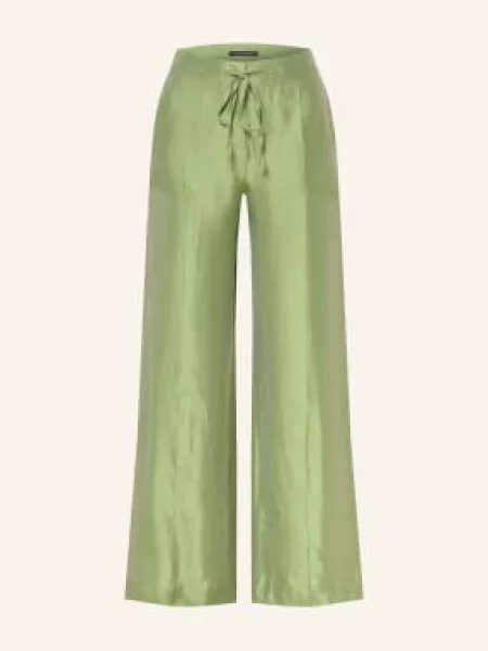 Luisa Cerano Spodnie Z Materiału Typu Marlene gruen zielone