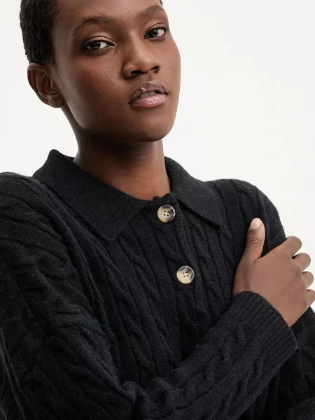 Answear.LAB pulover de cașmir negru