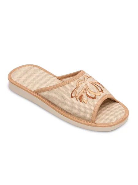 Papuci Natural Style bej