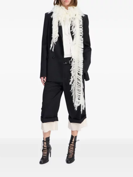 Sacou Ann Demeulemeester cu două rânduri de nasturi negru