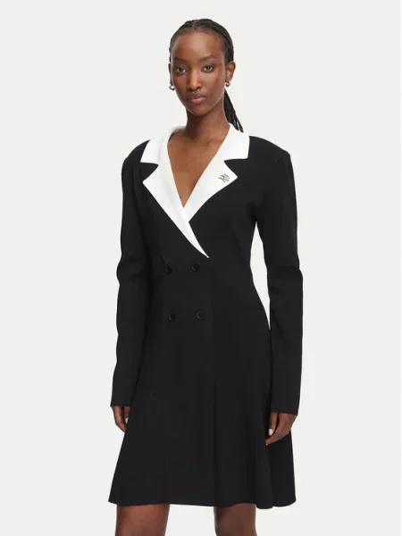 KARL LAGERFELD Rochie cocktail A-Line Fit negru