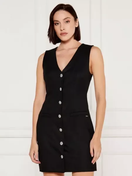 GUESS Rochie DORIS negru