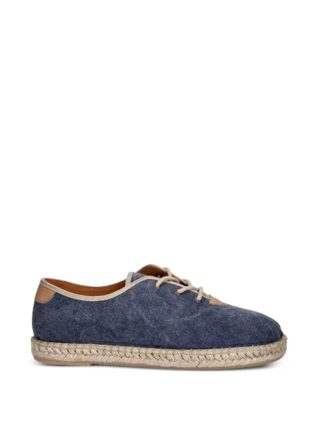Espadrile Fly London cu șireturi din dantelă albastru