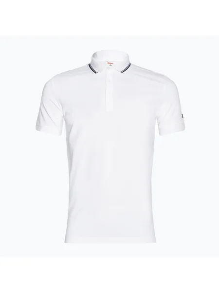 Tricou pentru bărbați Wilson Team Pique Polo bright white alb