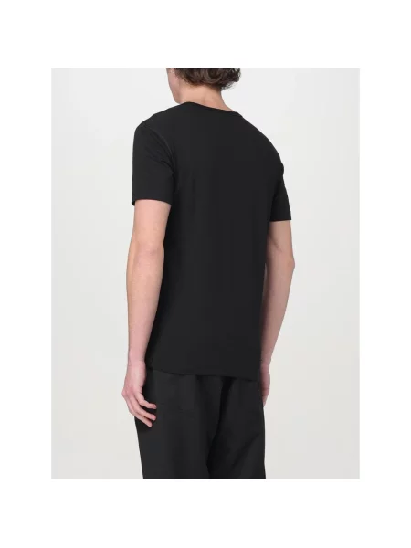 Dolce & Gabbana Koszulki Mężczyzna M Logo Plaque T-Shirt czarny