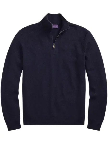 Pulover Ralph Lauren Purple Label de lână albastru