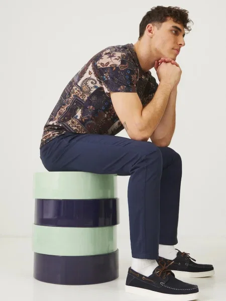 Semišové mokasíny Medicine tmavomodrá