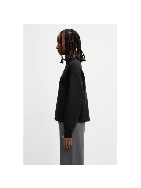 Dzianinowa bluza Lacoste czarna