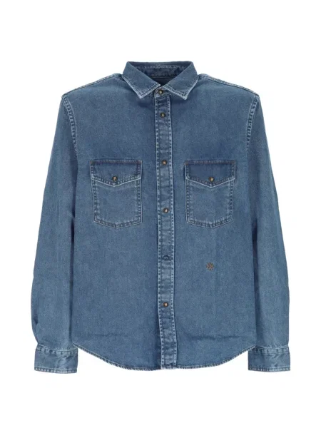 Риза Jacob Cohën бродирана синьо