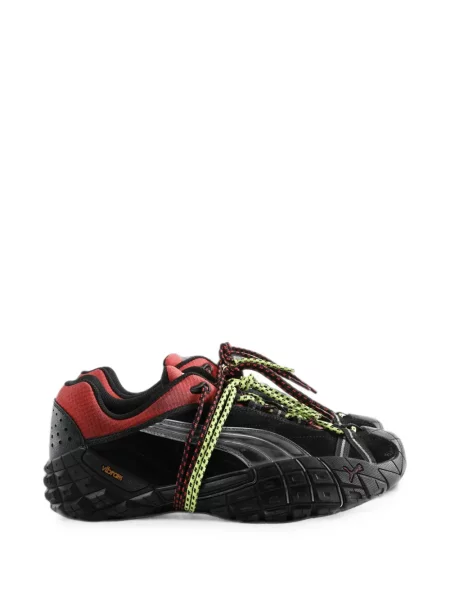 Sneakerși Puma din dantelă negru