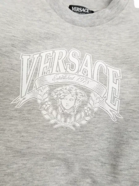 Bluza dziecięca Versace szara