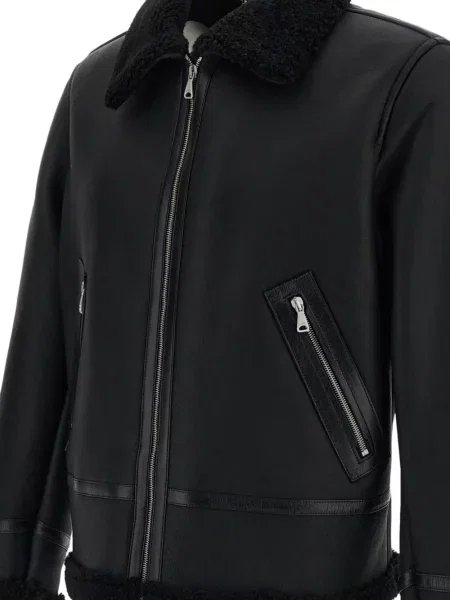 Geanta de piele Emmeti negru