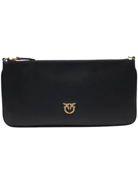 Geantă de mână Pinko din piele fără toc plic negru