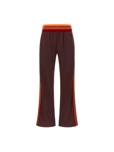 Spodnie Dries Van Noten brązowe
